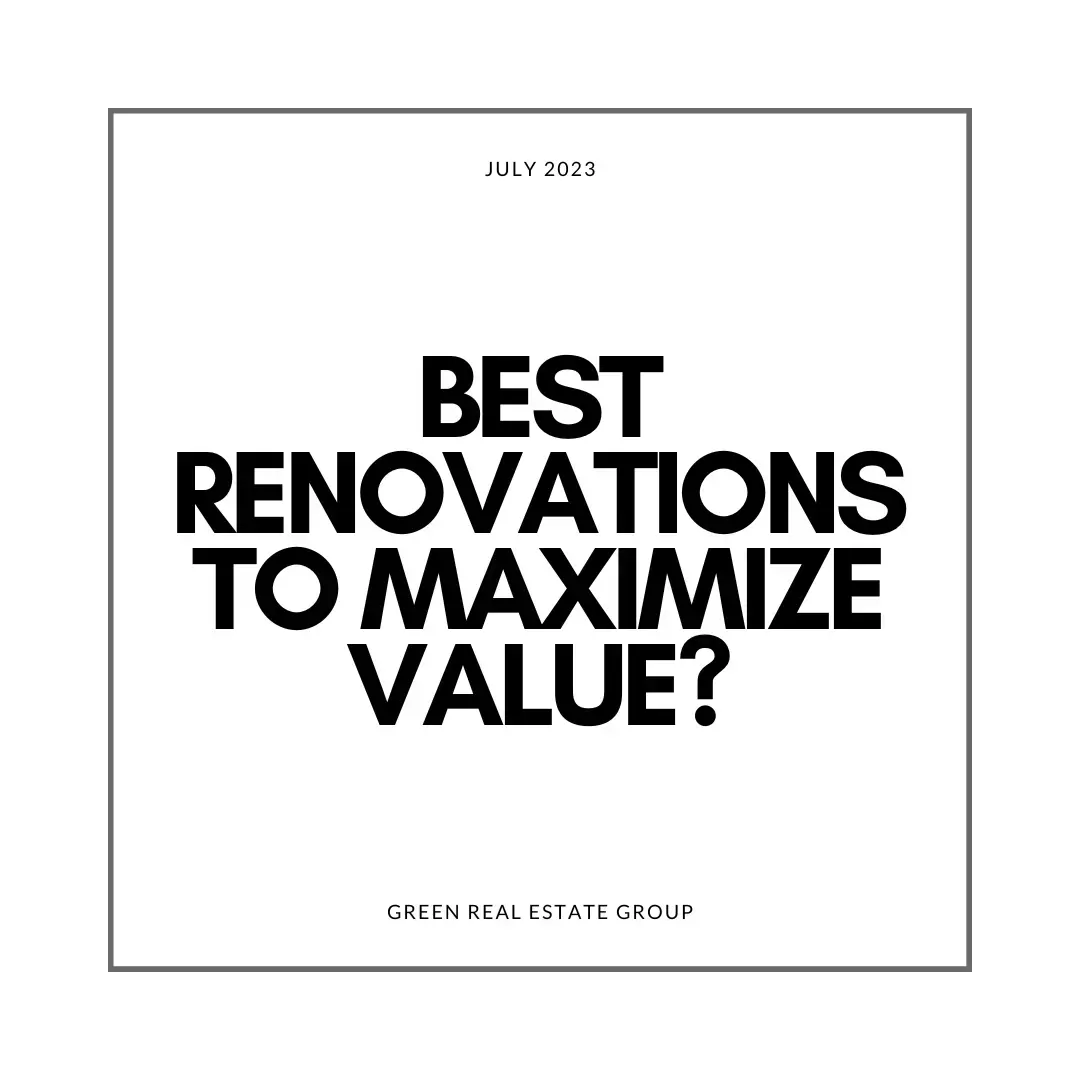 Green Apartment Renovations For Resale Value Reference: July 2023 Best Home Renovations To Maximize Value