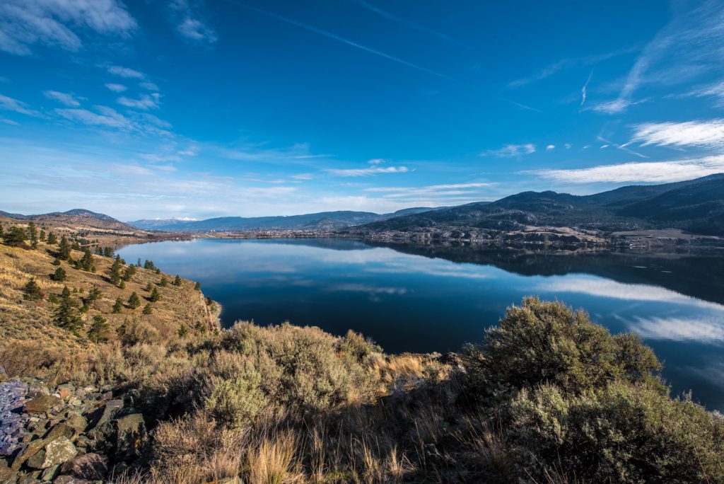 Relocating to South Okanagan BC — Penticton landscape mountains and lakes — Green Real Estate Group